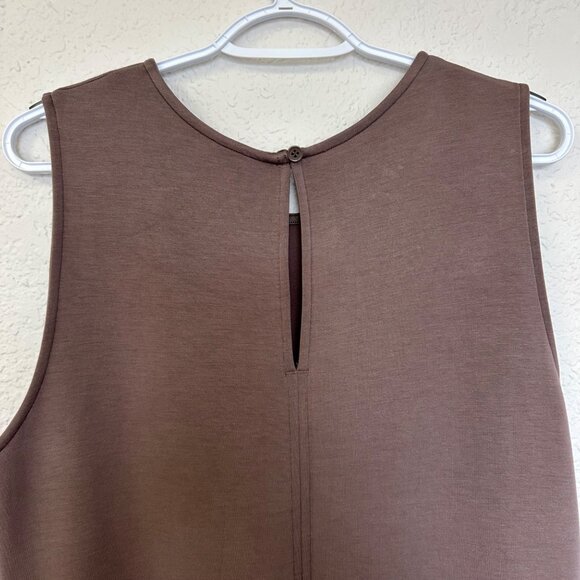 Spanx AirEssentials Jumpsuit Wide Leg Sleeveless NWT Size XL Smoke Taupe Casual - Picture 6 of 13